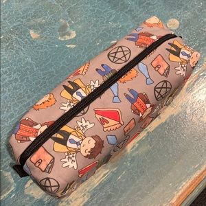 Supernatural Makeup Bag Sam Dean Castiel